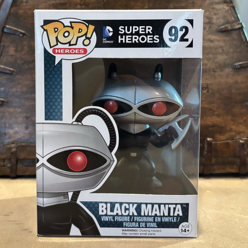 Funko POP! DC Super Heroes Black Manta Action Figure #92